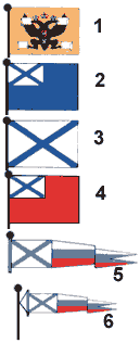 Bandera - estandarte de la nave