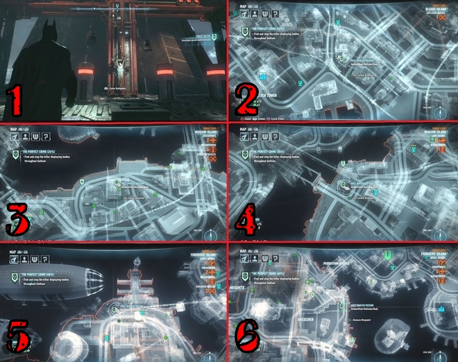 Batman arkham knight all riddles riddles. Challenge # 4 - Flight School.  Open the main gate of the chemical plant