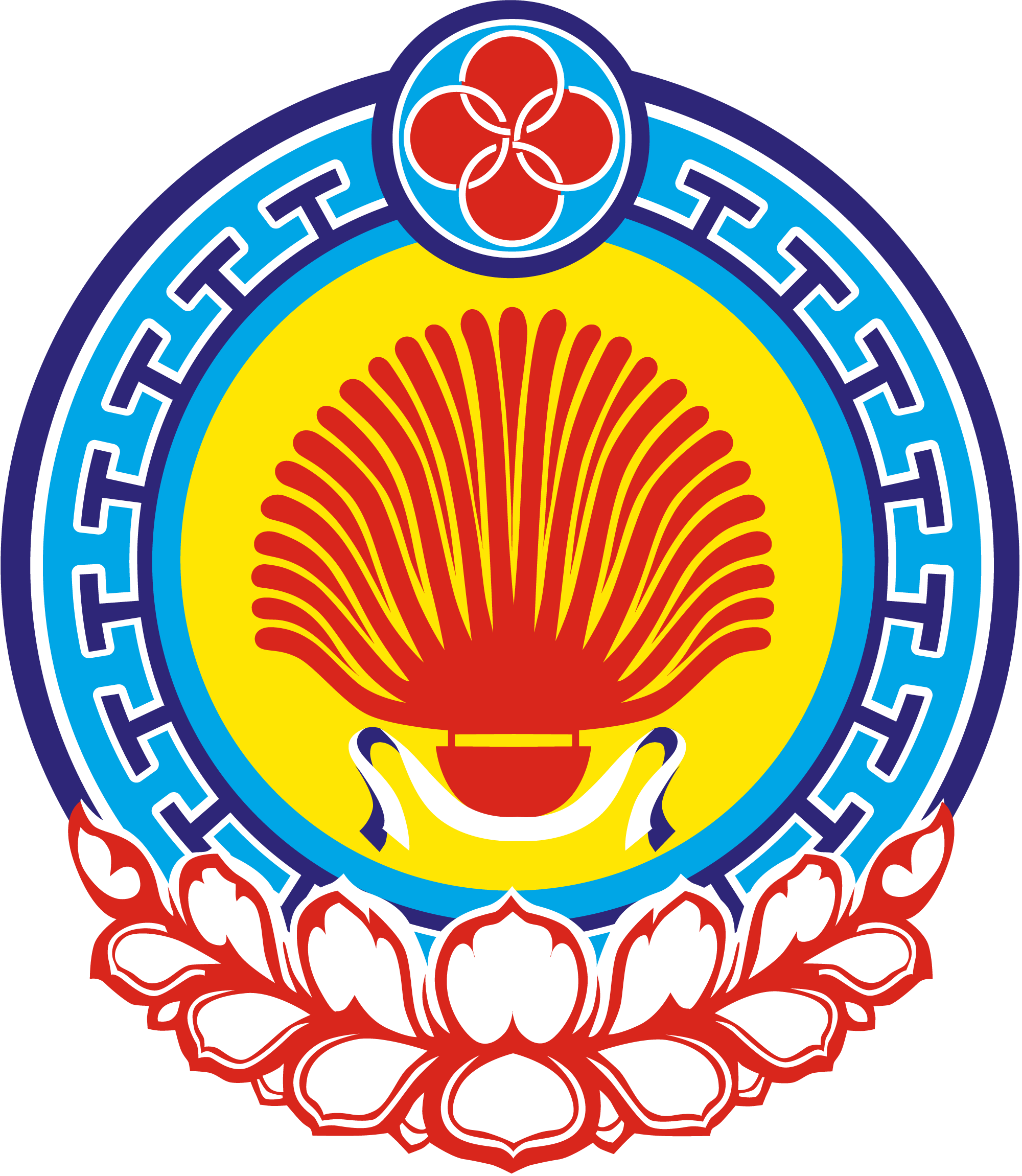 Símbolos de la República de Kalmykia: escudo de armas y bandera