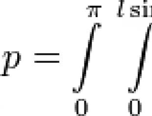 Algoritmo de Buffon para determinar pi