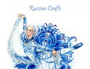 Russian folk crafts